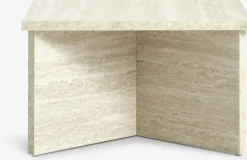 Hot GELSTEDMesa de centro GELSTED 60x60 color travertino Mesas De Centro|Mesas Auxiliares