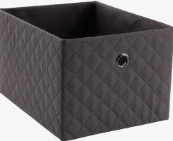 GILLISCesta GILLIS A26xL32xA20cm gris oscuro Todas Las Cestas|Cestas Y Cajas