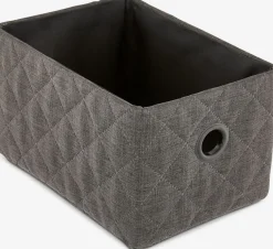 Discount GILLISCesta GILLIS A14xL20xA12cm gris oscuro Todas Las Cestas|Cestas Y Cajas