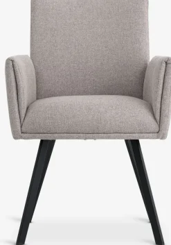 Clearance GJESINGSilla de comedor GJESING tela beis/negro Sillas De Comedor
