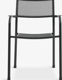 Outlet GOTHENBURG + HEMSEDALMesa GOTHENBURG L120 gris + 4 sillas HEMSEDAL negro Conjuntos Mesa Y Sillas De Jardín