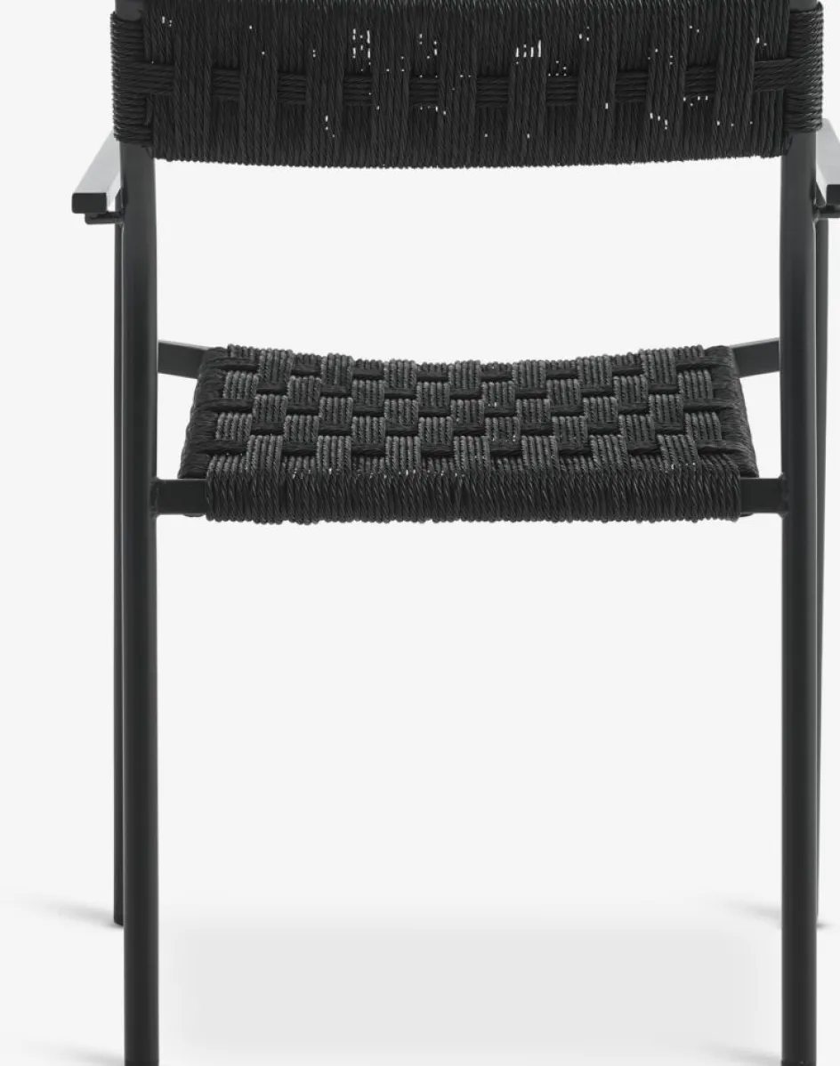 Best GOTHENBURG + TRILLEVALLENMesa GOTHENBURG L120 gris + 4 sillas TRILLEVALLEN negro Conjuntos Mesa Y Sillas De Jardín