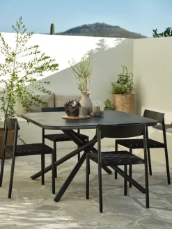 Discount GOTHENBURGMesa de jardín GOTHENBURG A120xL120 gris Mesas De Jardín