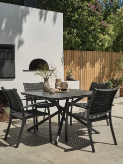 Discount GOTHENBURGMesa de jardín GOTHENBURG A120xL120 gris Mesas De Jardín