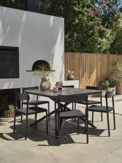 Discount GOTHENBURGMesa de jardín GOTHENBURG A120xL120 gris Mesas De Jardín