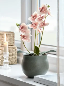 Outlet GUDJONPlanta artificial GUDJON A35cm orquídea rosa Plantas Artificiales