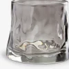 Clearance GUDMANPortavelas de velas pequeñas GUDMAN Ø8xA7cm gris Portavelas