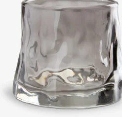 Clearance GUDMANPortavelas de velas pequeñas GUDMAN Ø8xA7cm gris Portavelas