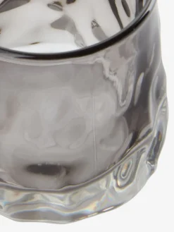 Clearance GUDMANPortavelas de velas pequeñas GUDMAN Ø8xA7cm gris Portavelas