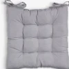 Outlet GULAKSCojín de asiento GULAKS 40x40x5 gris Cojines De Asiento