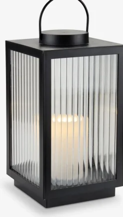 Online GULDSMEDFarol GULDSMED A16xL16xA29cm con LED negro Iluminación Exterior