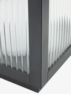 Outlet GULDSMEDFarol ULDSMED A22xL22xA48cm con LED negro Iluminación Exterior