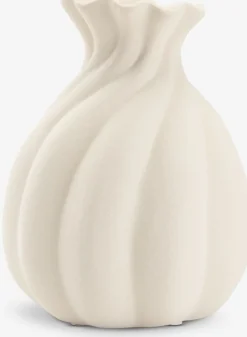 Online GUNNIJarrón GUNNI Ø14xA18cm blanco Jarrones