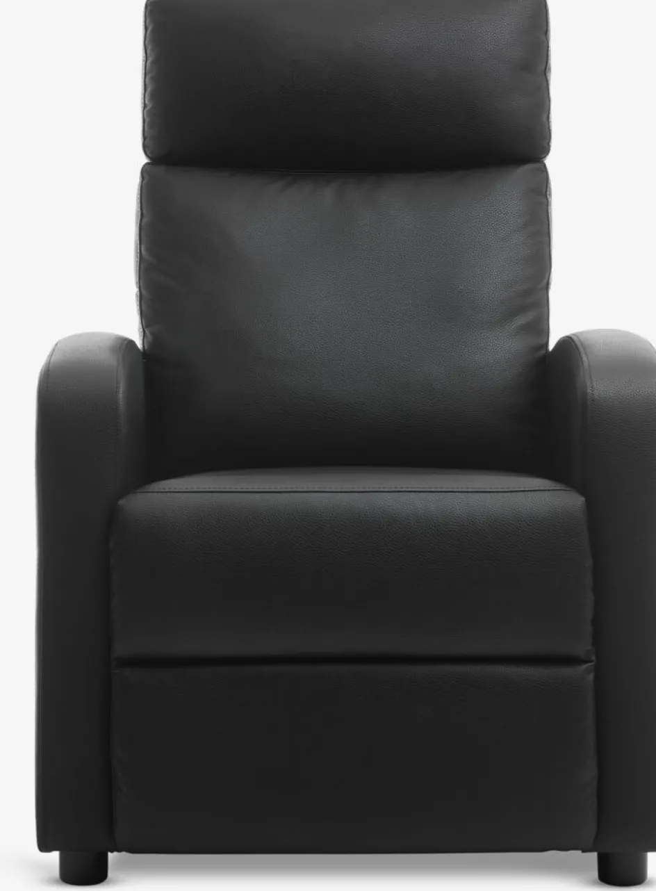 Best HADRUPSillón reclinable HADRUP polipiel negro Sillones