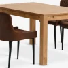 Sale HAGE + PEBRINGEMesa HAGE L150 roble natural+4 sillas PEBRINGE marrón/negro Mesas De Comedor|Conjuntos De Comedor
