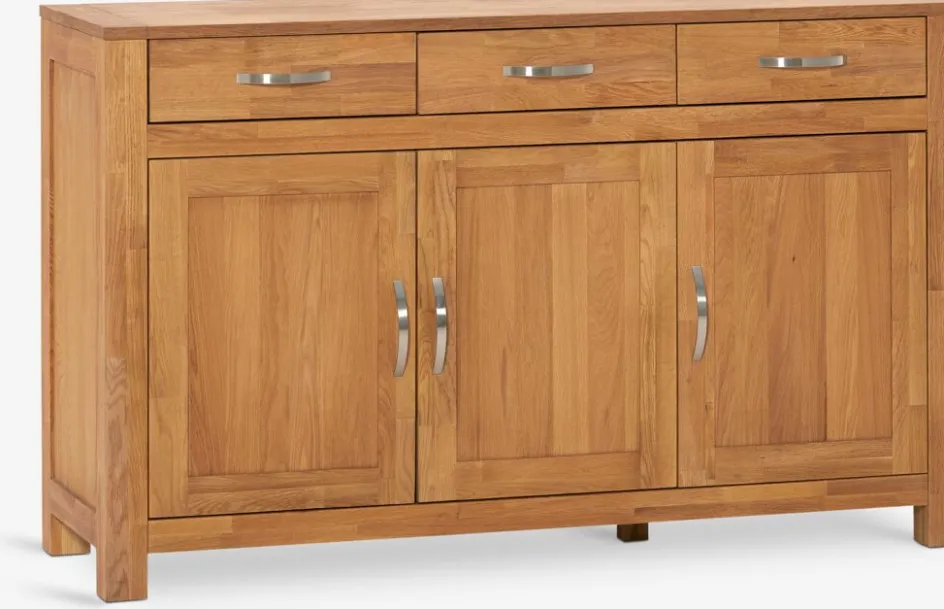 Online HAGEAparador HAGE 3 puertas 3 cajones roble natural Aparadores|Aparadores