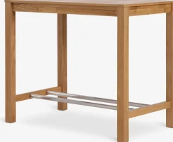 Clearance HAGEMesa de bar HAGE 70x115 roble natural Taburetes Y Mesas De Bar|Taburetes Y Mesas De Bar