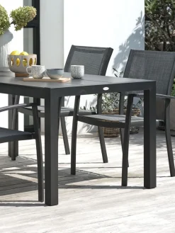 Best HAGENMesa de jardín HAGEN A92xL160 gris Mesas De Jardín