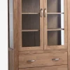 Online HAGEVitrina HAGE 2 puertas 2 cajones roble natural Vitrinas|Vitrinas