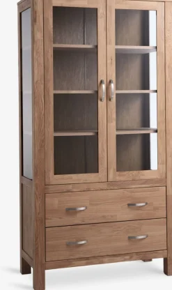 Online HAGEVitrina HAGE 2 puertas 2 cajones roble natural Vitrinas|Vitrinas
