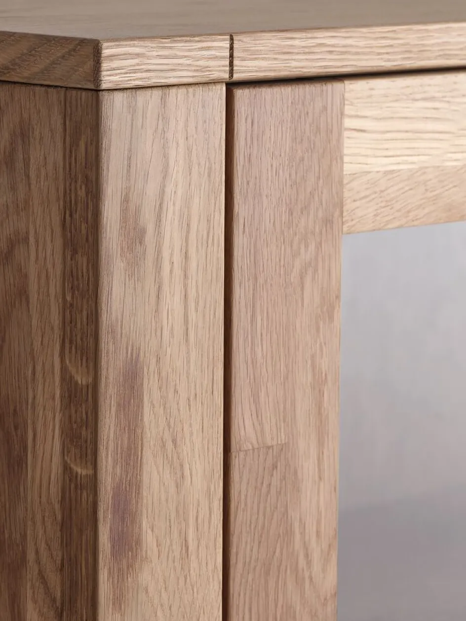 Online HAGEVitrina HAGE 2 puertas 2 cajones roble natural Vitrinas|Vitrinas