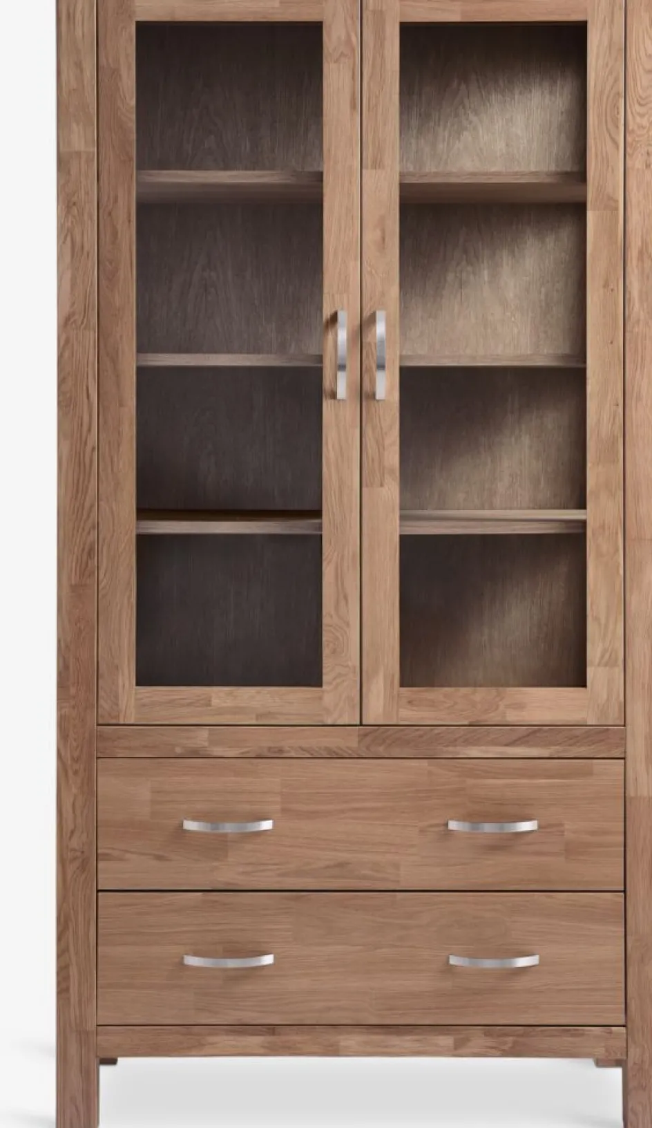 Online HAGEVitrina HAGE 2 puertas 2 cajones roble natural Vitrinas|Vitrinas