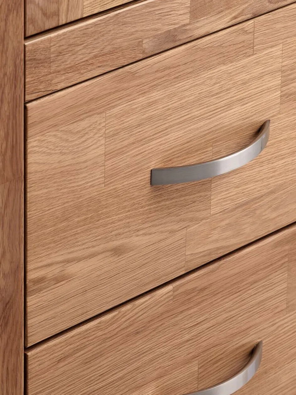 Online HAGEVitrina HAGE 2 puertas 2 cajones roble natural Vitrinas|Vitrinas