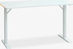 Clearance HALBJERGEscritorio gaming HALBJERG 62x135 con LED blanco Escritorios|Escritorios Elevables