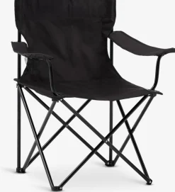New HALDBAKKENSilla de camping HALDBAKKEN negro Sillas De Camping|Sillas De Jardín