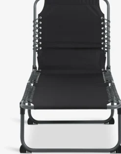 Online HALDENTumbona HALDEN A60xL189 negro Muebles De Jardín|Tumbonas