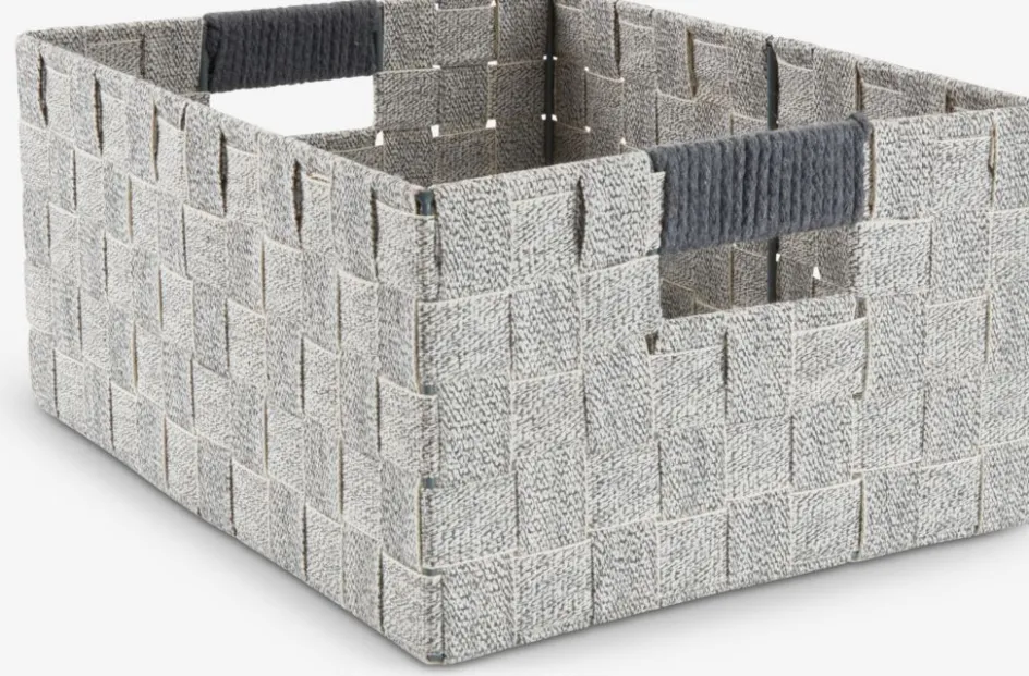 Discount HALVDANCesta HALVDAN A25xL33xA15cm gris Todas Las Cestas|Cestas Y Cajas