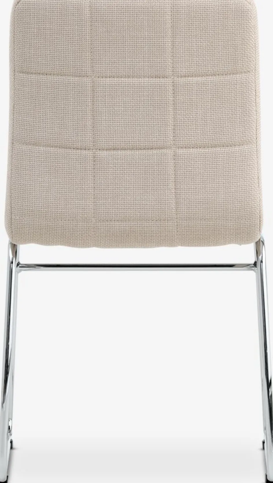 Hot HAMMELSilla de comedor HAMMEL tela beis/cromo Sillas De Comedor