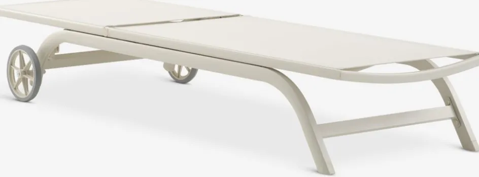 Discount HANSTHOLMTumbona HANSTHOLM A76xL202 beis Muebles De Jardín|Tumbonas