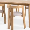 Online HARESKOV + BOVRUPMesa HARESKOV L200 roble natural + 4 sillas BOVRUP roble Mesas De Comedor|Conjuntos De Comedor