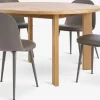 Best HARESKOV + ULDALMesa HARESKOV Ø129 roble natural + 4 sillas ULDAL marrón Mesas De Comedor|Conjuntos De Comedor