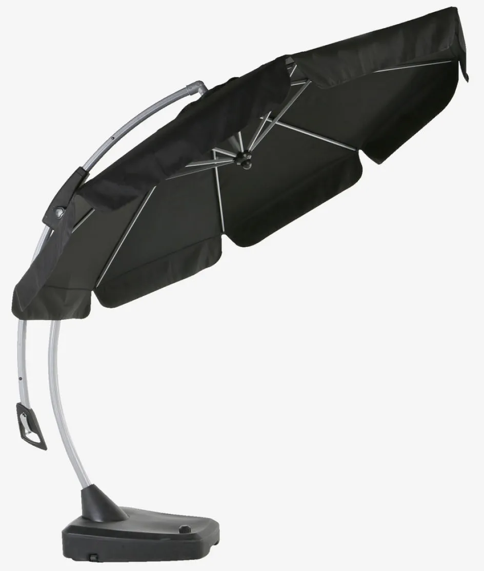Clearance HAUGESUNDSombrilla colgante HAUGESUND Ø300 negro Sombrillas
