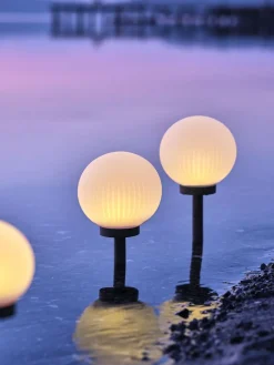 Clearance HAUKUGLELámpara solar HAUKUGLE Ø18xA46cm blanco Iluminación Solar