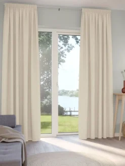 Discount HAVSTEINCortina HAVSTEIN 1x140x245 beis Cortinas Gruesas