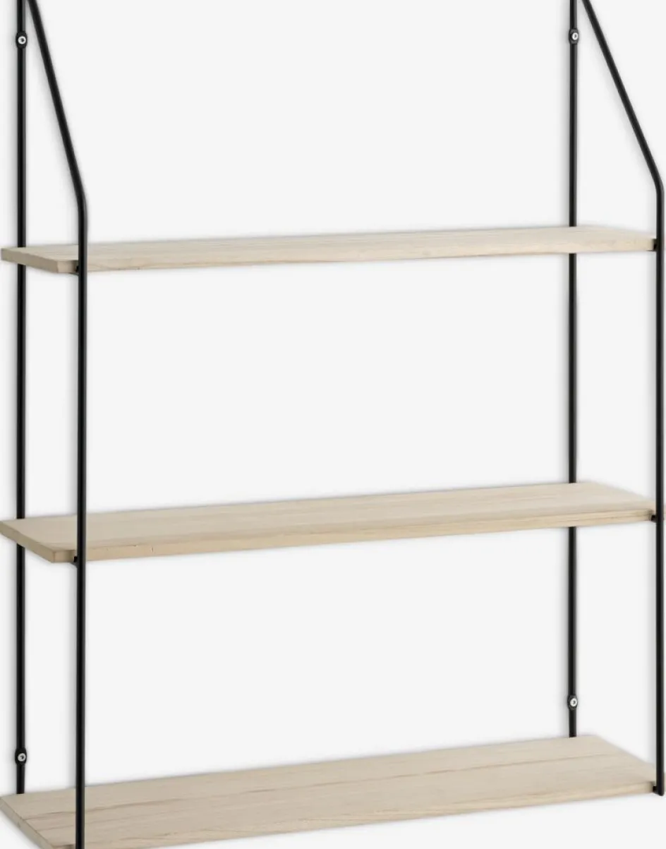 Hot HEJLSMINDEEstante de pared HEJLSMINDE 3 estantes negro/natural Baldas|Baldas