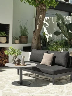Hot HELAGS + VOSSConjunto jardín HELAGS + VOSS 2 plazas negro Conjuntos Mesa Y Sillas De Jardín|Muebles De Jardín