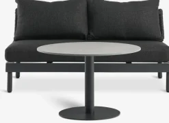 Hot HELAGS + VOSSConjunto jardín HELAGS + VOSS 2 plazas negro Conjuntos Mesa Y Sillas De Jardín|Muebles De Jardín