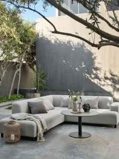Best HELAGSMesa auxiliar HELAGS Ø85xA50 negro Mesas De Jardín|Muebles De Jardín