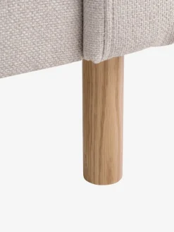 Clearance HELLERUPSofá HELLERUP 3 plazas tela beis/roble natural 2 Plazas|3 Plazas