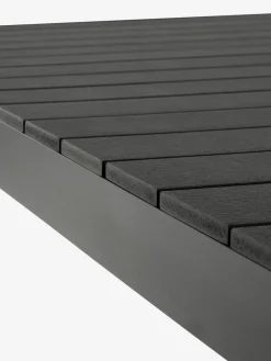 New HESTEHAVEMesa de jardín HESTEHAVE A95xL205/275 negro Mesas De Jardín