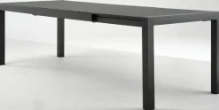 New HESTEHAVEMesa de jardín HESTEHAVE A95xL205/275 negro Mesas De Jardín