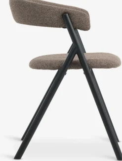 Online HINDEVADSilla de comedor HINDEVAD tela marrón claro/negro Sillas De Comedor