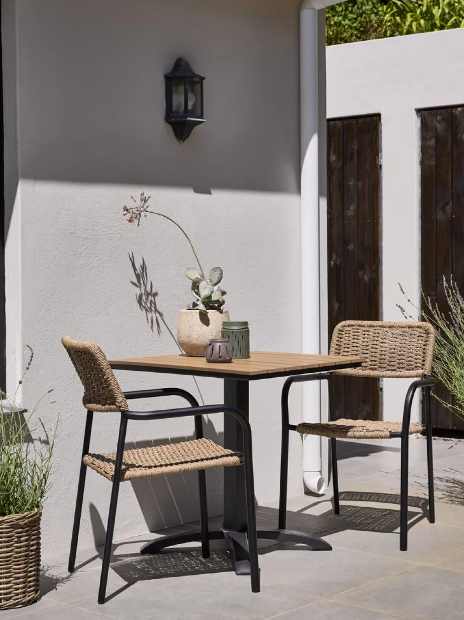 Best HOBRO + ORKANGERMesa HOBRO L70 + 2 sillas ORKANGER Conjuntos Mesa Y Sillas De Jardín