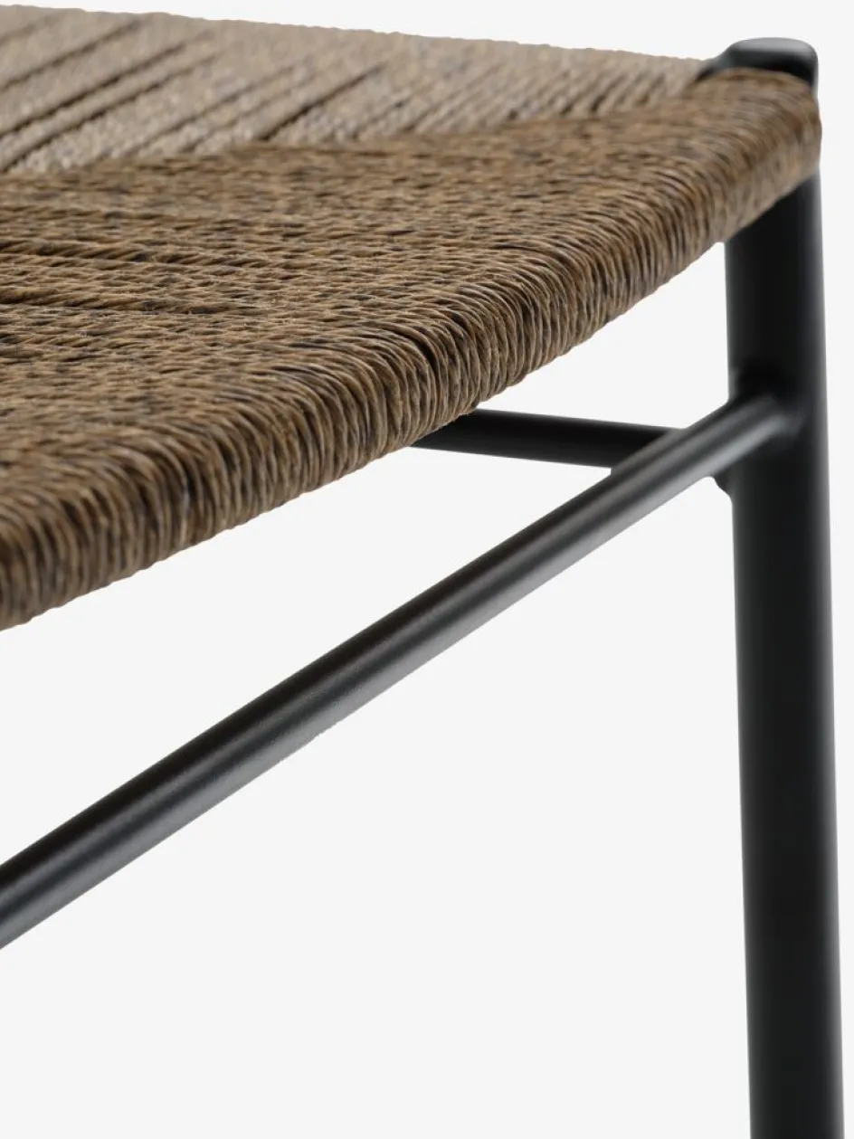 HOBRO + TAGMARKMesa HOBRO L70 + 2 sillas TAGMARK negro Conjuntos Mesa Y Sillas De Jardín