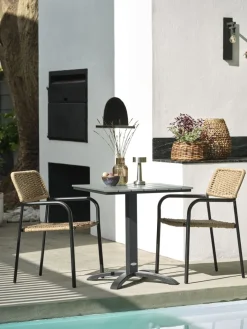 New HOBROMesa de balcón HOBRO A70xL70 Mesas De Jardín