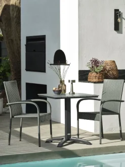 New HOBROMesa de balcón HOBRO A70xL70 Mesas De Jardín